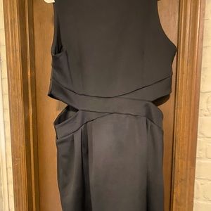 Black dress with cut outs
